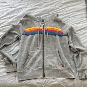 Aviator Nation 5 Stripe Hoodie